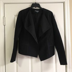 Vince black open front jacket size medium